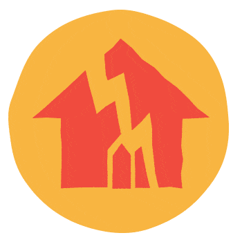 Abstract graphic of a shelter