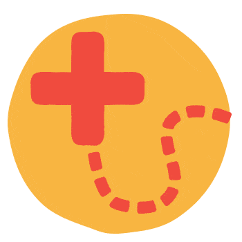 Abstract graphic of an map